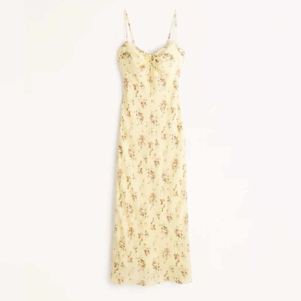 Abercrombie & Fitch Yellow Floral Dress